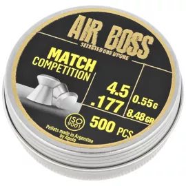 Apolo Air Boss Match Competition  AirGun Pellets .177/4.51 mm, 500 pcs 0.55g/8.48gr (30300-1)