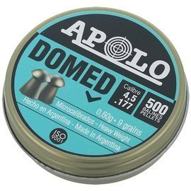Apolo Domed .177 / 4.5 mm AirGun Pellets, 500 psc 0.60g/9.0gr (19913)