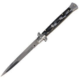 Automatic Knife Frank Beltrame Bayonet Imit. Horn 28cm (FB 28/81B)