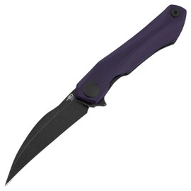 Bestech Ivy Purple G10, Black Stonewashed 14C28N by Ostap Hel (BG59G)