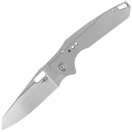 Bestech Nyxie Grey Titanium, Stonewashed/Satin CPM S35VN by Todd Knife and Tool Knife (BT2209A)