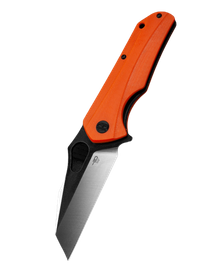 Bestech Operator Knife Orange G10, Satin/Black D2 (BG36D)