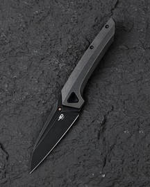 Bestech VK-Navi Black-Bronze Titanium Knife, Black Stonewashed MagnaCut by Vulpex Knives (BT2404A)