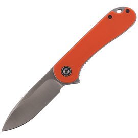 CIVIVI Knife Elementum Flipper Orange G10, Satin Finish (C907R)