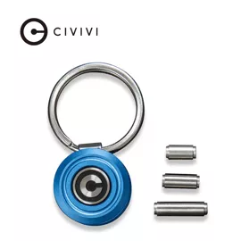 Civivi Pocket Key Coin Organizer Blue Aluminum by Ostap Hel (C23056-2)