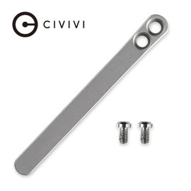 Civivi Titanium Pocket Clip, Titanium Screws (T001A)