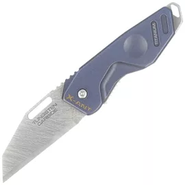 Extrema Ratio X-ANT LE No 048/100 Blue Titanium Knife, Sandblast Sintered Tungsten Carbide (04.1000.0467/MD/TI)