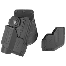 Fobus RBT17 RT Holster for Glock 17, 22, 31 + Two Covers for Flashlight or Laser