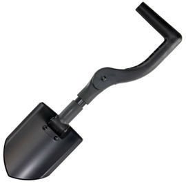 Fox Folding Spade Nylon/Fiberglass, Black Idroglider Black Sheath (FX-0171111/1)