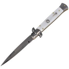 Frank Beltrame Automatic Knife Bayonet Pearl 23cm (FB 23/36B)