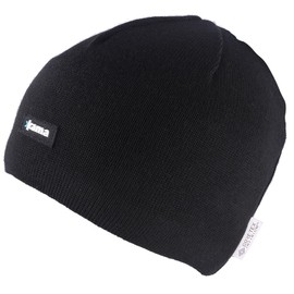 Kama Black, Merino Wool GORE-TEX INFINIUM™ WINDSTOPPER® beanie (AW19-110)