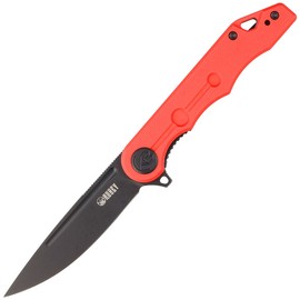 Kubey Knife Mizo Red G10, Blackwashed AUS-10 by Tiguass (KU312C)