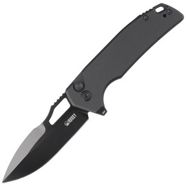 Kubey Knife RDF Black G10, Blackwash AUS-10 by HYDRA Design (KU316A)