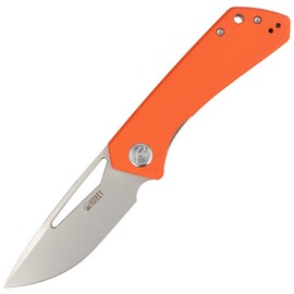 Kubey Knife Thalia Orange G10, Bead Blasted D2 (KU331H)
