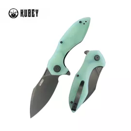 Kubey Nobel Knife Jade G10, Blackwashed 14C26N (KU236Q)