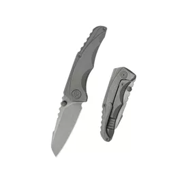 Kubey Steeltle Knife Gray Titanium, Darkblasted M390 by Kot Knives (KB390B)