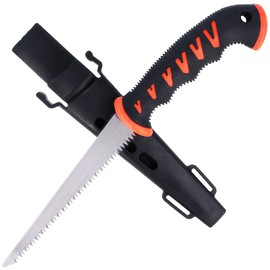 Martinez Albainox Black-Orange ABS-Rubber Hand Saw, Satin Finish (32496)