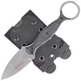 Maserin Neck Knife 922 Black G10, Black Stonewashed N690 by Russ Kommer (922/STW)