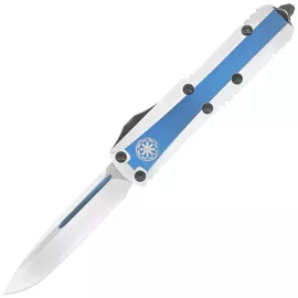 Microtech UTX-85 S/E Clone Trooper Signature Blue/White Aluminum, White M390 by Tony Marfione (231-1CO)