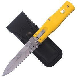 Mikov Predator Classic ABS Automatic Knife (241-NH-1/KP YELLOW)