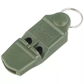 Mil-Tec No Ball Alarm Whistle, Olive (16328100)