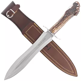 Muela BW-24S Remate Crown Stag Knife, Satin X50CrMoV15