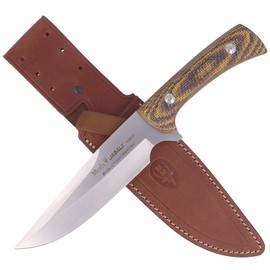 Muela Jabali Brown Micarta, Satin 170mm (JABALI-17G)