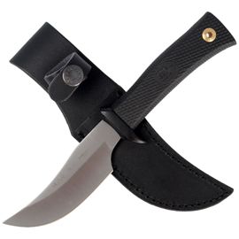 Muela PIK-AS Knife Black Rubber, Satin 420H