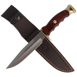 Muela Ranger Bowie Pakkawood, Satin X50CrMoV15 (RANGER-14R)