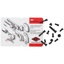 Pietta Set Screws for Colt 1851 Reb Nord Navy 14psc (SERIE VITI 1851)