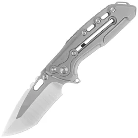 Reate T1000-V2 Titanium Bead Blasted Knife, Stonewashed/Satin M390 by Alvin Lee