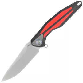 RikeKnife Tulay Black/Red G10, Matted 154CM (RK-Tulay-BR)