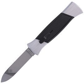 Spandon Grande Black / Silver OTF Automatic Knife (SP 777L)