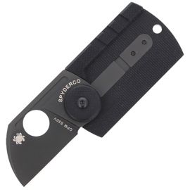 Spyderco Dog Tag Folder CF/G-10 Laminate Black (C188CFBBKP)