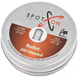 Śrut Spoton Bullet .22/5.5mm AirGun Pellets, 200 psc 1.60g/24.7gr