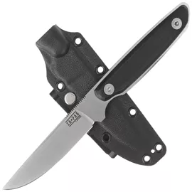 Za-Pas EHO Covered Knife Black G10, Satin 1.4116S (EHO-SAT-WBD)