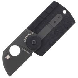  Spyderco Dog Tag Folder CF/G-10 Laminate Black (C188CFBBKP)