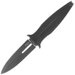 ANV Z400 BB Knife Black G10, Black DLC Sleipner (ANVZ400-015)