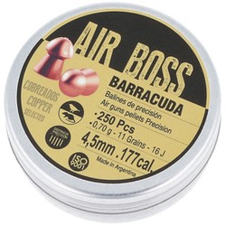 Apolo Air Boss Barracuda Copper AirGun Pellets .177/4.52 mm, 250 pcs 070.g/ 11.0gr (30003-2)