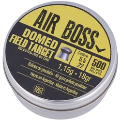 Apolo Air Boss Domed Field Target .22/5.5mm AirGun Pellets, 500 psc 1.15g/18.0gr (30205)