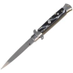 Automatic Knife Frank Beltrame Stiletto Imit. Horn 23cm (FB 23/81)
