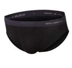 BRUBECK graphite 2XL men's thermoactive briefs