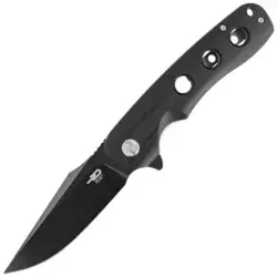 Bestech Arctic Black G10, Black Stonewashed D2 knife (BG33A-2)