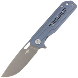 Bestech Circuit Gray G10, Gray Titanized K110 knife (BG35B-2)