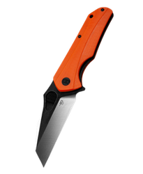 Bestech Operator Knife Orange G10, Satin/Black D2 (BG36D)