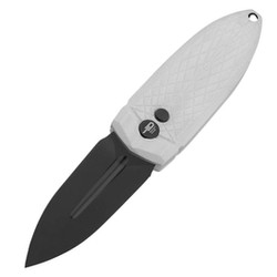 Bestech QUQU Knife White G10, Black DLC 14C28N by Gogo (BG57A-5)