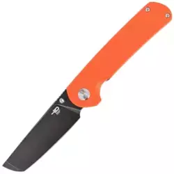 Bestech Sledgehammer Orange G10, Black Stonewashed D2 knife (BG31A-2)