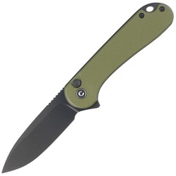 Civivi Button Lock Elementum II Knife OD Green G10, Black Stonewashed Nitro-V (C18062P-3)