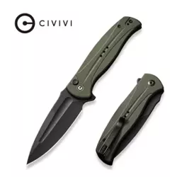 Civivi Knife Incindie OD Green G10, Black Stonewashed 14C28N (C23053-2)