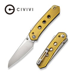 Civivi Knife Vision FG Polished Ultem, Satin Nitro-V by Snecx Tan (C22036-5)